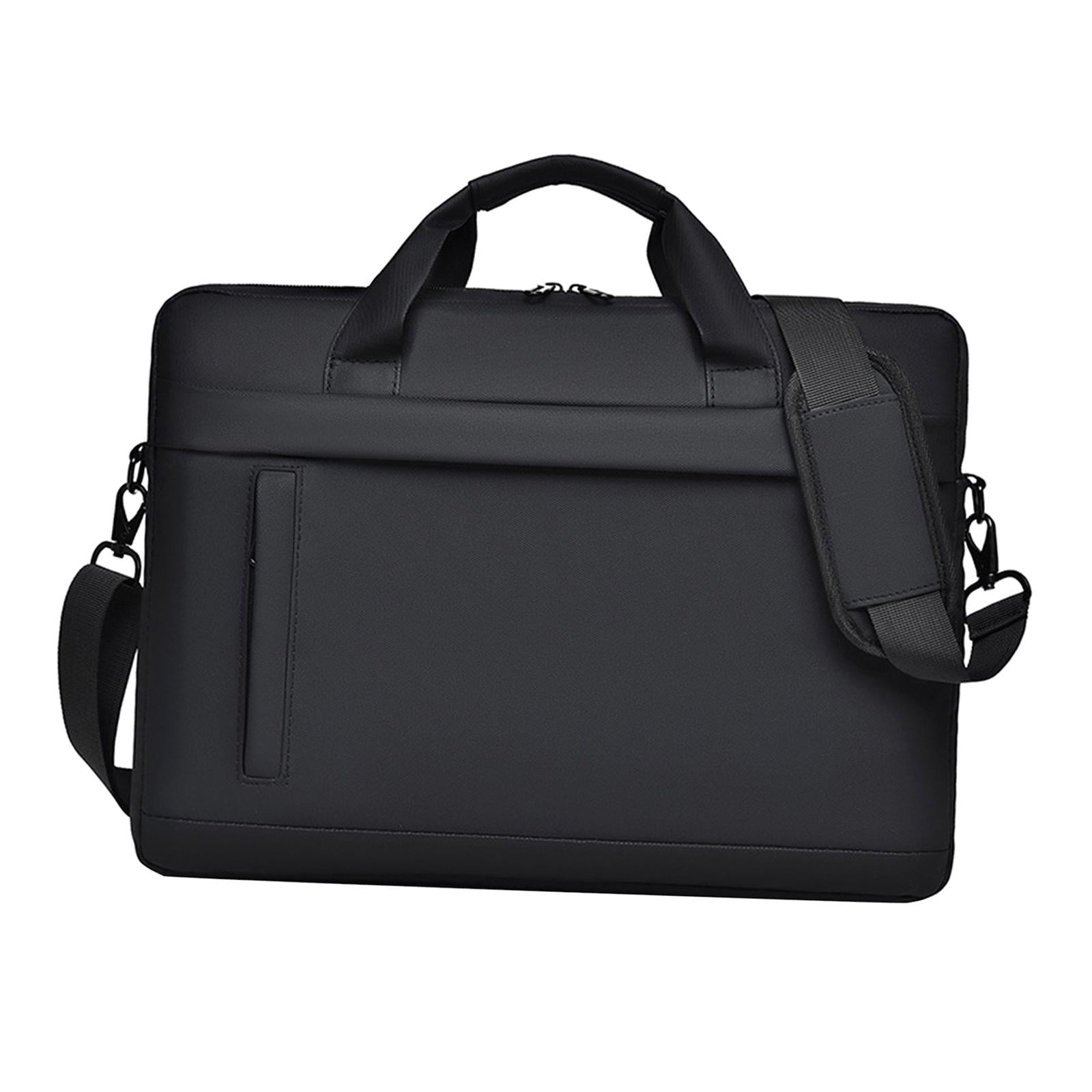 Laptop Briefcase Computer Shoulder Bag Water Resistant Oxford Cloth for Business Travel Office Work for Men Women
