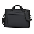 thumbnail image 2 of Laptop Briefcase Computer Shoulder Bag Water Resistant Oxford Cloth for Business Travel Office Work for Men Women, 2 of 9