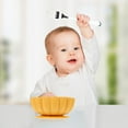 thumbnail image 2 of OUNONA Silicone Suction Flower Shaped Bowl Yellow Kitchen Use Durable Food Bowl, 2 of 5