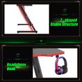 thumbnail image 7 of CL.HPAHKL 40In Computer Desk for Small Area Corner, Z-shape Gaming Desk with Headphone Hook Gaming Table for PC Computer Table and Desks Small Portable Computer Desk Gaming PC Desk Gamer Desk, 7 of 7