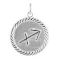 thumbnail image 2 of Reversible Sagittarius Zodiac Sign Charm Coin Pendant Necklace in Solid Gold (20 Inches), 2 of 3