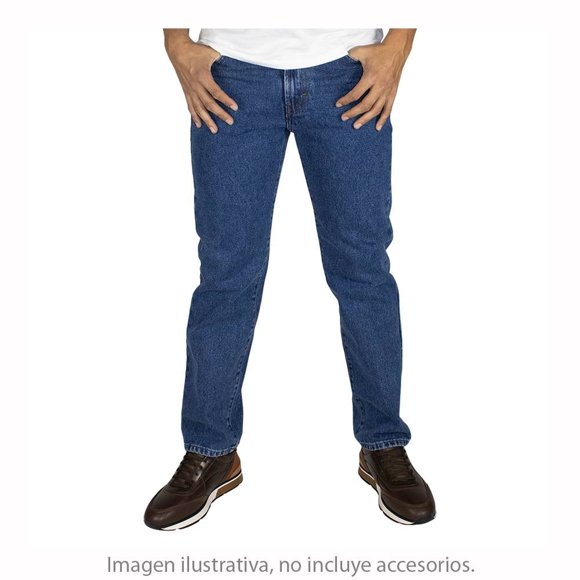 Jeans Furor para Hombre, Azul Corte Relajado Talla 34