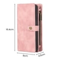 thumbnail image 2 of Magnetic Phone Protective Case Multi-functional Wallet Phone Case with 11 Card Slots Detachable Lanyard Anti-scratch Magnetic Phone for S23 for S23, 2 of 8