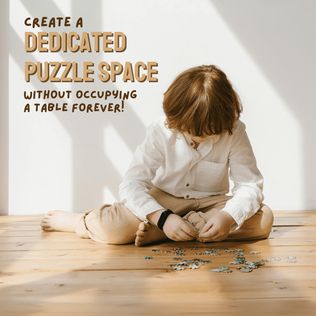 Tradeopia 1500 Pieces Rotating Puzzle Board with 4 Drawers and Cover