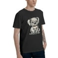 thumbnail image 2 of Animal Men's T-Shirt Cotton 100% Summer Tops Fashion Casual Cute Koala Short Sleeves for Men Women Round Collar Top Tees, 2 of 6