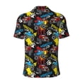 thumbnail image 4 of Rocae Monster Car for Men's Short Sleeve Polo Shirt, Quick Drying Performance Moisture Wicking Sports Men's Golf Shirt XX-Large, 4 of 9
