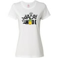 thumbnail image 3 of Inktastic Vacay Mode with Palm Trees Sun and Pineapple Women's T-Shirt, 3 of 5