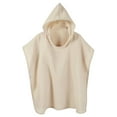 thumbnail image 3 of Frostluinai Hooded Poncho Towel for Toddlers Cotton Linen Lightweight Cover-up Bath Beach Swimsuit Changing Towels 3-10 Years, 3 of 6