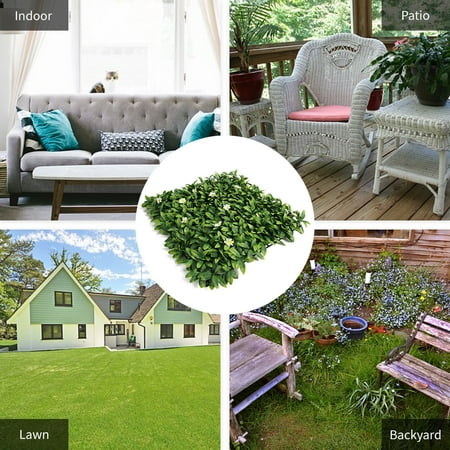 Artificial Grass Realistic Fake Grass Thick Lawn Turf Rugs ...