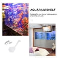 thumbnail image 3 of CIMAXIC White Acrylic Fish Tank Bracket with Hook Design for Decoration and Repeated Use Small Size,6.1"X3.15"X1.97", 3 of 5