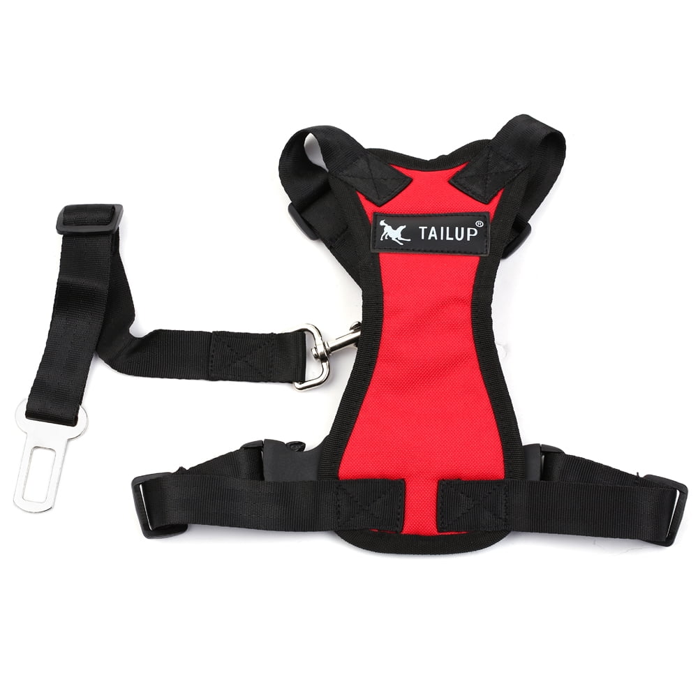 TAILUP Dog Car Harness and Dog Seat Belt Dog Chest Harness Vest Harness