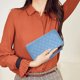 thumbnail image 5 of Laklulu Cartera con doble cremallera, cartera de doble capa de gran capacidad, 5 of 5