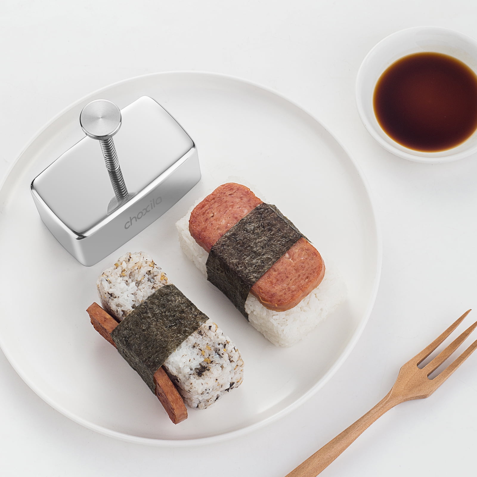 Choxila Stainless Steel Musubi Mold, Non-Stick Sushi Maker