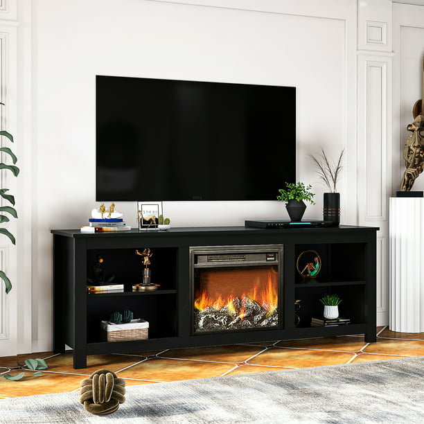 Fireplace Tv Stand For Up To 65, Tv Stand With Fireplace 65 Inch