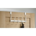 thumbnail image 2 of richelieu 77901 13-3/8" wide 5 hook over the door metal coat rack, 2 of 4