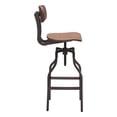 thumbnail image 2 of GwG Outlet Indoor Watts Bar Stool With Brown And Antique Black Finish 100985, 2 of 7