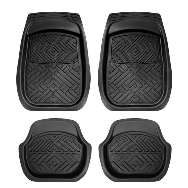 Trimmable Liners Heavy Duty AllSeason Car Floor Mats (for Cars, Coupes