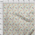 thumbnail image 3 of oneOone Silk Tabby White Fabric Asian Retro Floral Craft Projects Decor Fabric Printed By The Yard 42 Inch Wide, 3 of 4