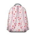 thumbnail image 3 of Trendy Strawberry Backpack for School & College - Stylish Laptop Bag for Women & Teens, Roomy Durable Backpack with Multiple Pockets, Sweet Strawberry Print Gift, 3 of 6