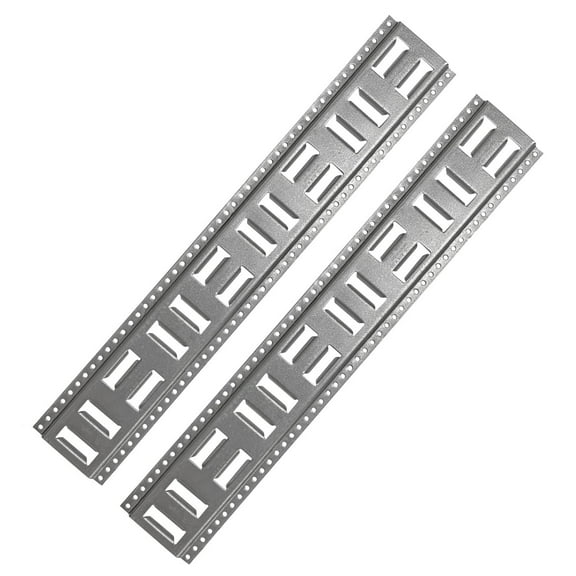 SNAP-LOC Fast-Track E-Track 32 Inch 2-Pack USA Galvanized Steel Horizontal Vertical, Logistic Tie-Down for Pickups, Trucks, Trailers