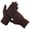 Coffee, variant on Winter Gloves For Men Women, Cold Weather Warm Touchscreen Glove Unisex - Non - slip Grip - Elastic Cuff - Knit Stretchy