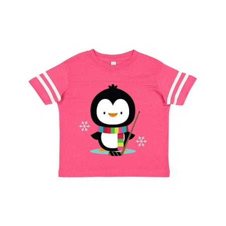 

Inktastic Hockey Christmas Penguin Gift Toddler Boy or Toddler Girl T-Shirt