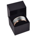 thumbnail image 3 of Gamer Custom Mens Grey Thumb Ring Tungsten Graduation Gifts for Him New Medical Id Jewelry, 3 of 8