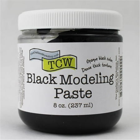 - The Crafters Workshop Modeling Paste 8oz Black