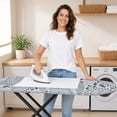 thumbnail image 5 of Ironing Board Replacement Cloth Cover, Cotton Replacement Iron Board Cover with Padding Scorch Resistant Ironing Board Cover, For Home Laundry Room, 5 of 7