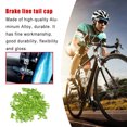 thumbnail image 3 of Greeniant Paquete de 50 cables de freno para bicicleta de montaña, tapas traseras de repuesto para cambio de marchas MTB, mangas de línea, Ciclismo Verde, 3 of 6