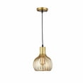 thumbnail image 5 of Gold Pendant Light, Single Head Gold Chandelier, Pendant Light Fixtures Pendant Light with 1 Lamp Holder, 5 of 21