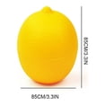 thumbnail image 3 of Bocaux en Forme de Fruits, Réutilisables, en Silicone, pour Réfrigérateur, Boîte de Conservation pour Poivron Vert, Oignon, Tomate, 1 Pce, Oignon, 3 of 6