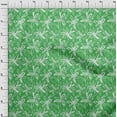 thumbnail image 3 of oneOone Viscose Chiffon Green Fabric Florals Sewing Material Print Fabric By The Yard 42 Inch Wide-VDS, 3 of 4