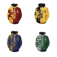 thumbnail image 3 of Disfraz de harrypotter para niños y adultos, Sudadera con capucha de Gryffindor Slytherin Ron, accesorios novedosos, Hufflepuff Ravenclaw, 3 of 4