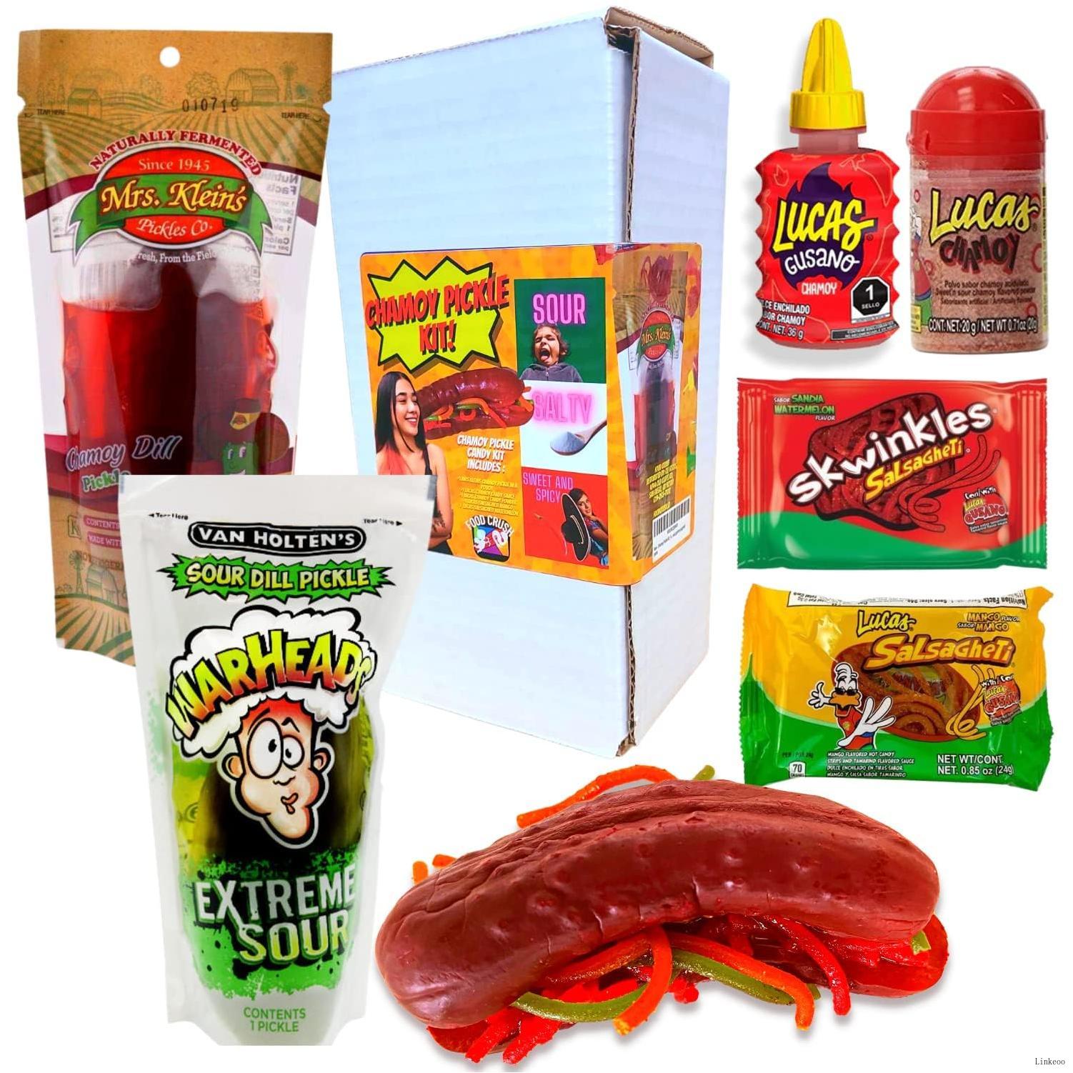 Warhead Chamoy Pickle Kit • 1 Chamoy Pickle 1 Warhead Pickle, Chamoy