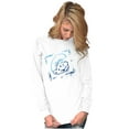 thumbnail image 4 of Smurf Cartoon Character Graffiti Vibe Long Sleeve TShirt Men Women Brisco Brands S, 4 of 6