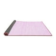 thumbnail image 2 of Ahgly Company Indoor Rectangle Solid Pink Modern Area Rugs, 5' x 7', 2 of 4