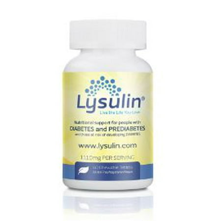 Lysulin® Chewables 60 ct -Nutritional Support for People with Diabetes, Prediabetes and Metabolic