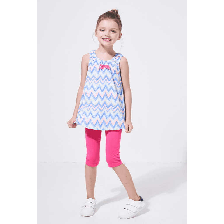 Toddler girl top cropped leggings