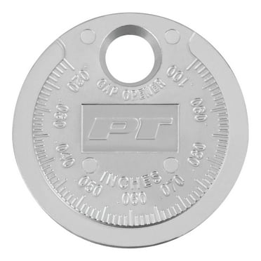 Performance Tool W80536 Spark Plug Gap Gauge - Decimal and Metric Sizes, Zinc Alloy Construction, Range .020 to .100 in. (0.5 to 2.5 mm)