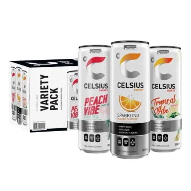 Celsius Energy Drink Variety Pack 355mL/12oz (18/Case)