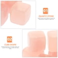 thumbnail image 5 of HERFIER 6 pcs Whiskey Quartz Stones Reusable Ice Cubes Quartz Stone Ice Cube for Drinks 0.79x0.79x0.79in, 5 of 8