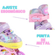 thumbnail image 3 of Patines De Línea Ajustables Con 4 Ruedas y Freno Seguro Onix Unicornio Multicolor Glitter Para Niña, 3 of 5
