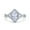 Cubic Zirconia, variant on Art Deco Bridal Wedding Engagement Ring Marquise Simulated Aquamarine CZ 925 Sterling Silver Size 5