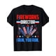 thumbnail image 1 of Boys Tee - "Fireworks Director If I Run You Run" Graphic, 180g 100% Cotton, American Flag Rocket and Stars Design, Casual Short Sleeve Tee, 1 of 6