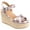 Rust, variant on Womens Pearrl Wedge Heel Espadrille Sandals