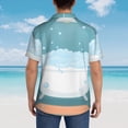 thumbnail image 6 of Bixox Men's Hawaiian Shirts Men's Bathtub with Soap Bubbles Print Short-Sleeve Shirt-XX-Large, 6 of 8