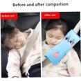 thumbnail image 4 of 2 almohadillas para cinturón de seguridad, almohada para soporte de cabeza, fundas para cinturón de seguridad de viaje para coche, cojín para cinturón de seguridad para niños (azul + rosa) brillar Electrónica, 4 of 5