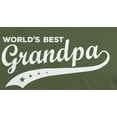 thumbnail image 2 of Old Glory Mens Father's Day World's Best Grandpa Short Sleeve Graphic T Shirt, 2 of 6