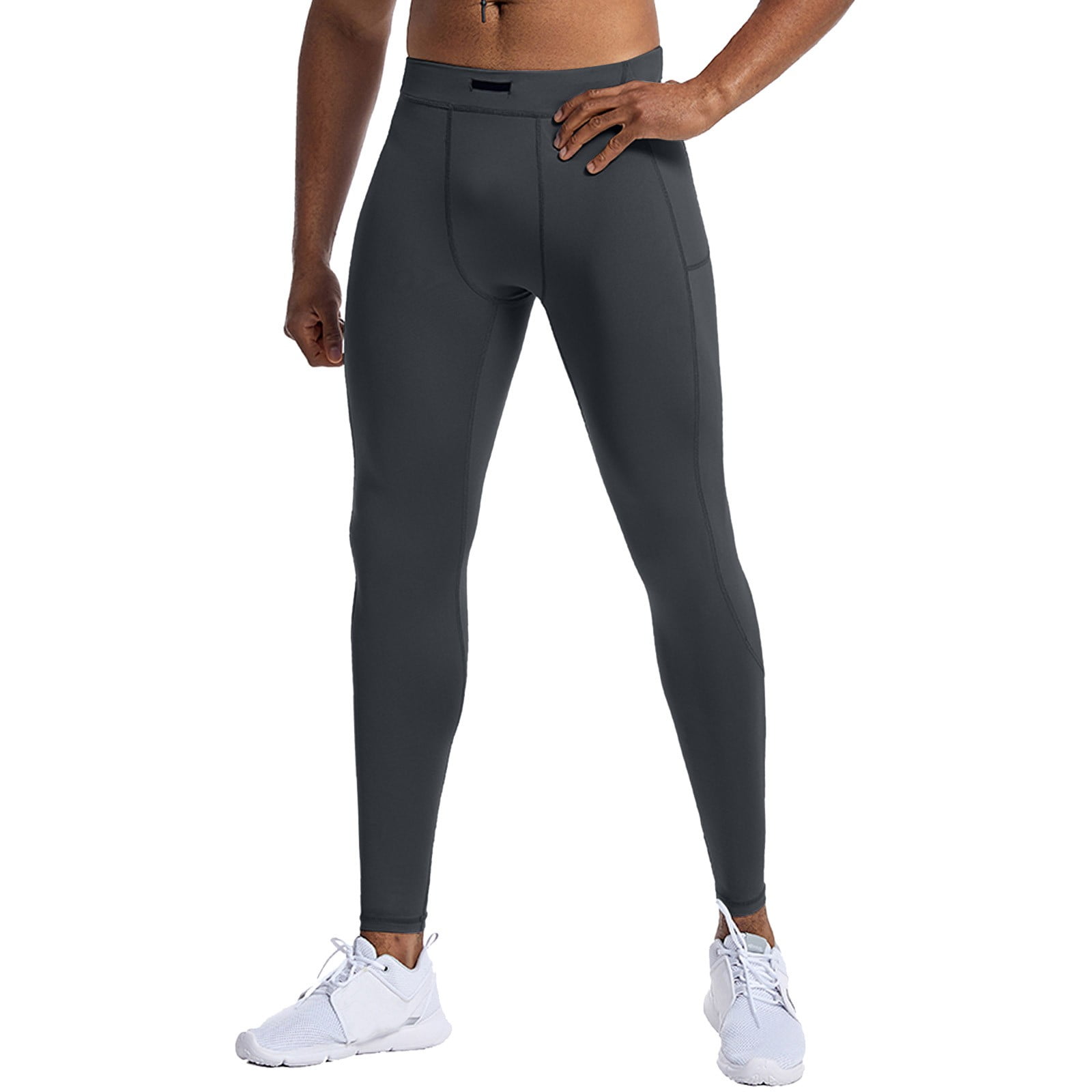 Running Pants Men Mens Tight Fitness Running Stretch Basketball